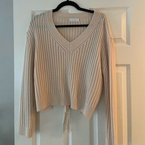 Oak and Fort open back sweater